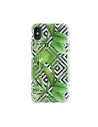Etui PURO Glam Tropical Leaves Apple iPhone XS/X (Geometrická džungle)