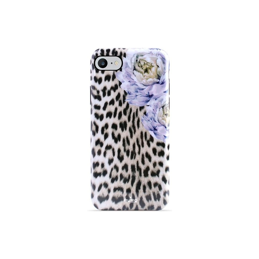 Hurtownia GSM - Etui PURO Glam Sweet Leopard Apple iPhone SE 2022/SE 2020/8/7/6s (Leo Peonies) - PUR055LEOPEO - {ean13} - Hurt