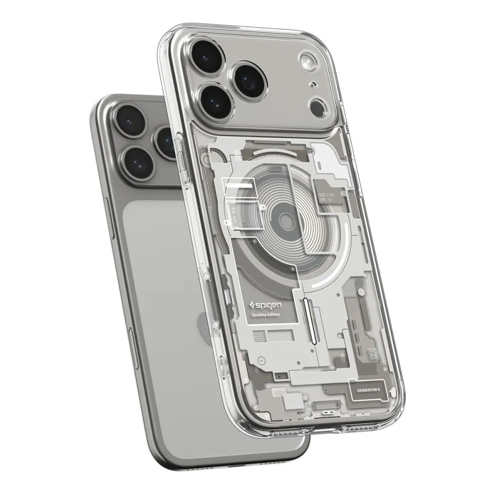 Etui Spigen Ultra Hybrid Mag MagSafe do Apple iPhone 17 Pro Max Zero One Natural Titanium