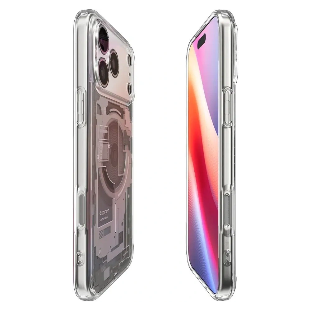 Etui Spigen Ultra Hybrid Mag MagSafe do Apple iPhone 17 Pro Max Zero One Natural Titanium