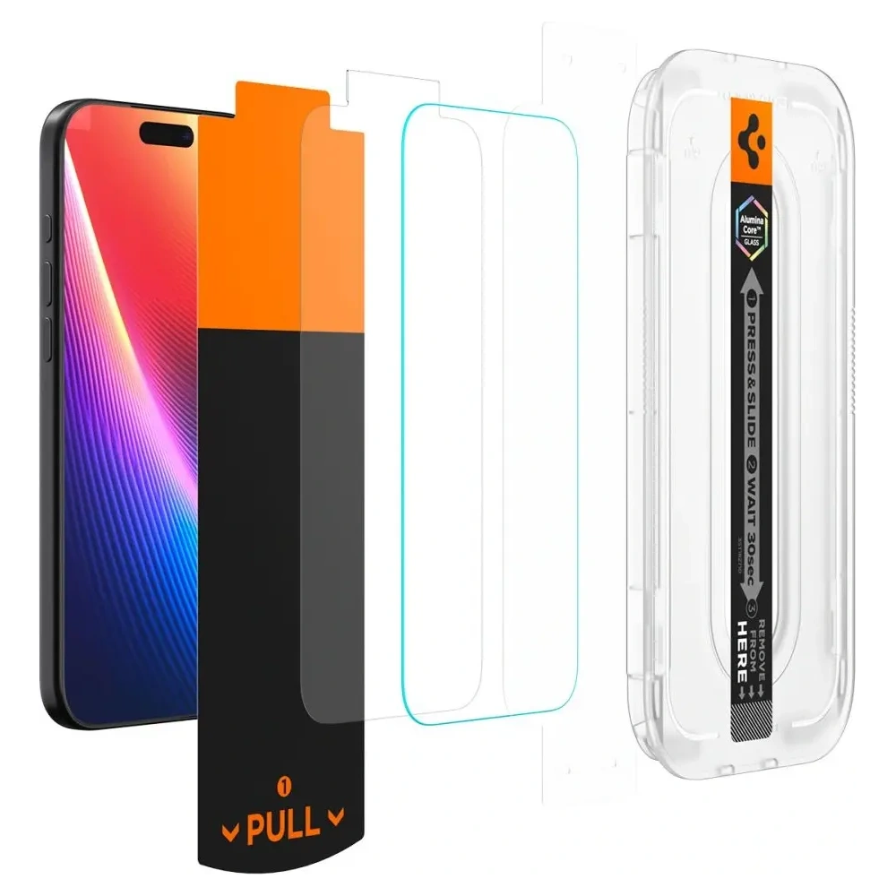 Szkło hartowane Spigen Glas.tr ez Fit Pro do Apple iPhone 16 Pro Max / 17 Pro Max Clear