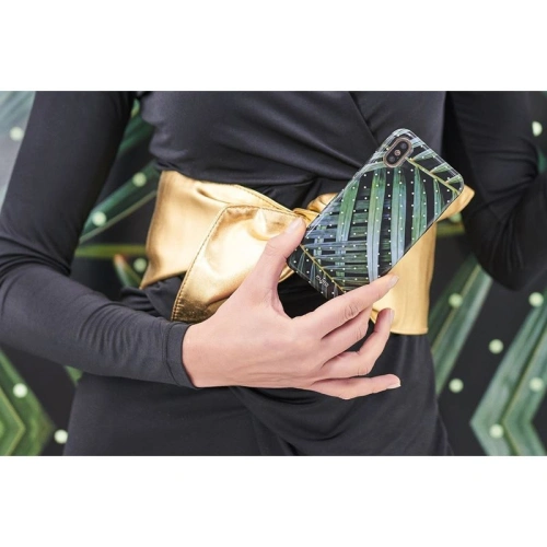 Etui PURO Glam Tropical Leaves Apple iPhone XS/X (Brilliant Leaves)