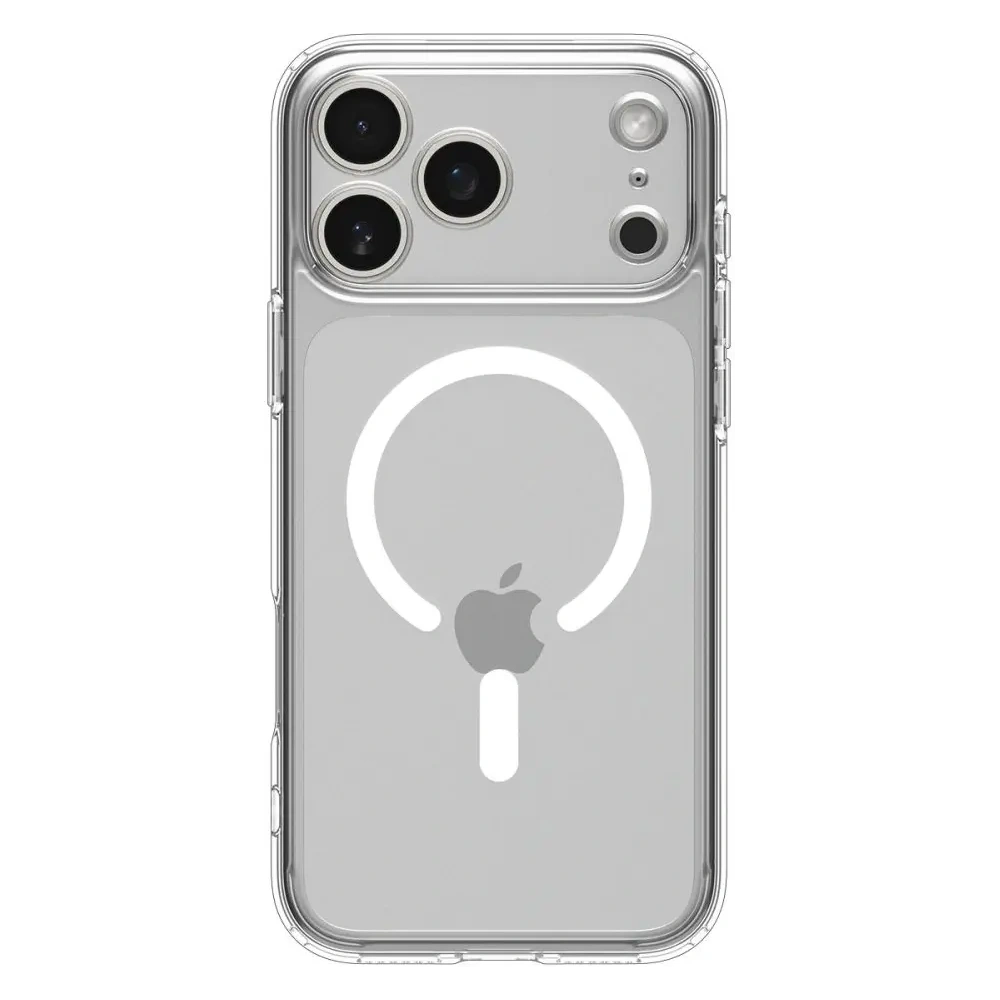 Etui Spigen Ultra Hybrid Mag MagSafe do Apple iPhone 17 Pro Clear/white