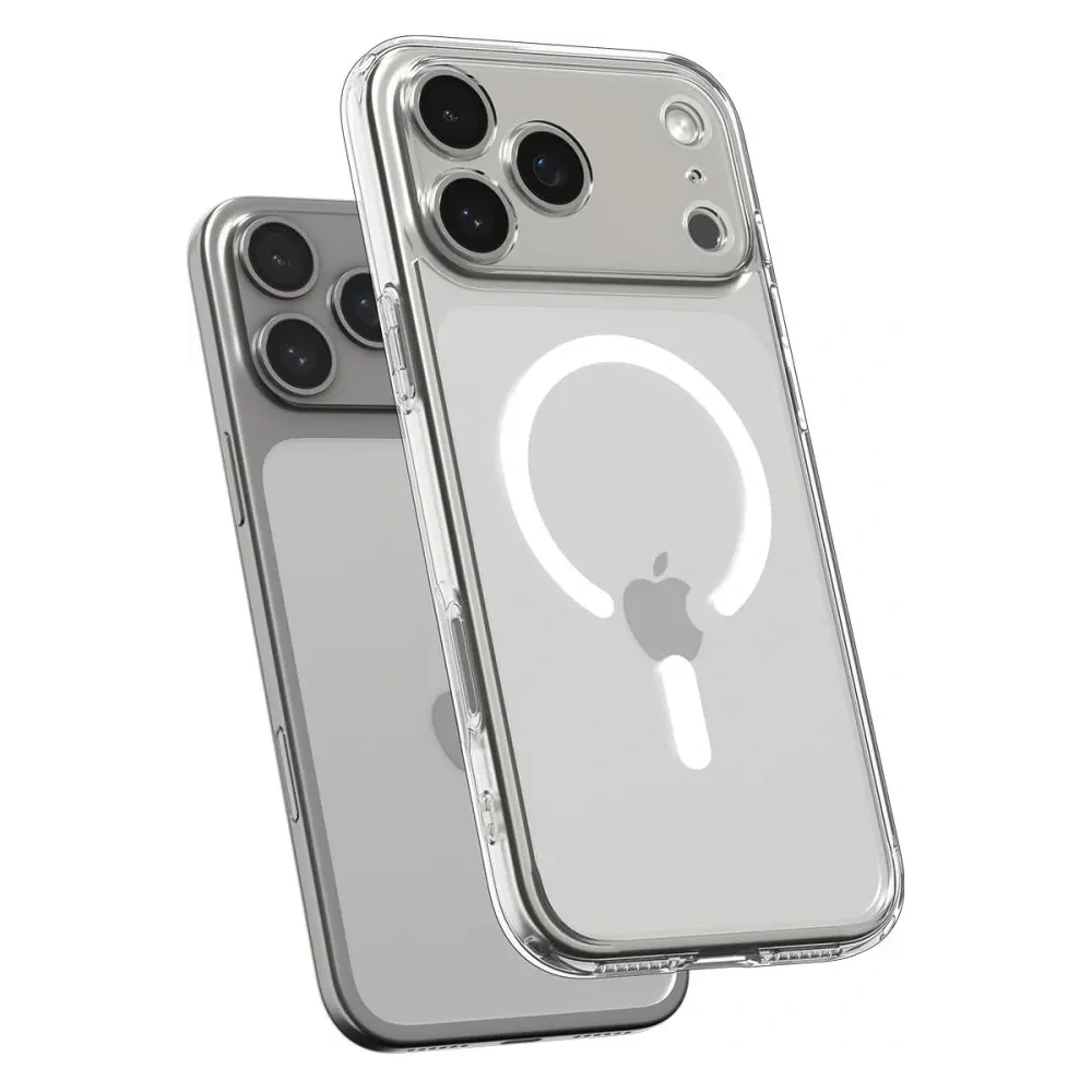 Etui Spigen Ultra Hybrid Mag MagSafe do Apple iPhone 17 Pro Clear/white