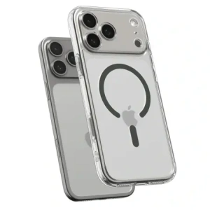 Etui Spigen Ultra Hybrid Mag MagSafe do Apple iPhone 17 Pro Clear/graphite