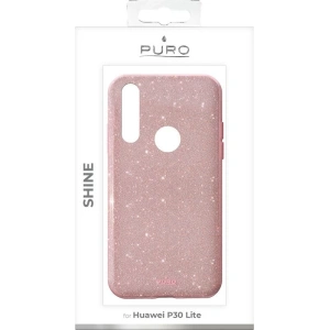 PURO Glitter Shine Cover Huawei P30 Lite (Rose Gold)