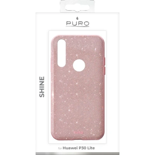Etui PURO Glitter Shine Cover Huawei P30 Lite (Rose Gold)