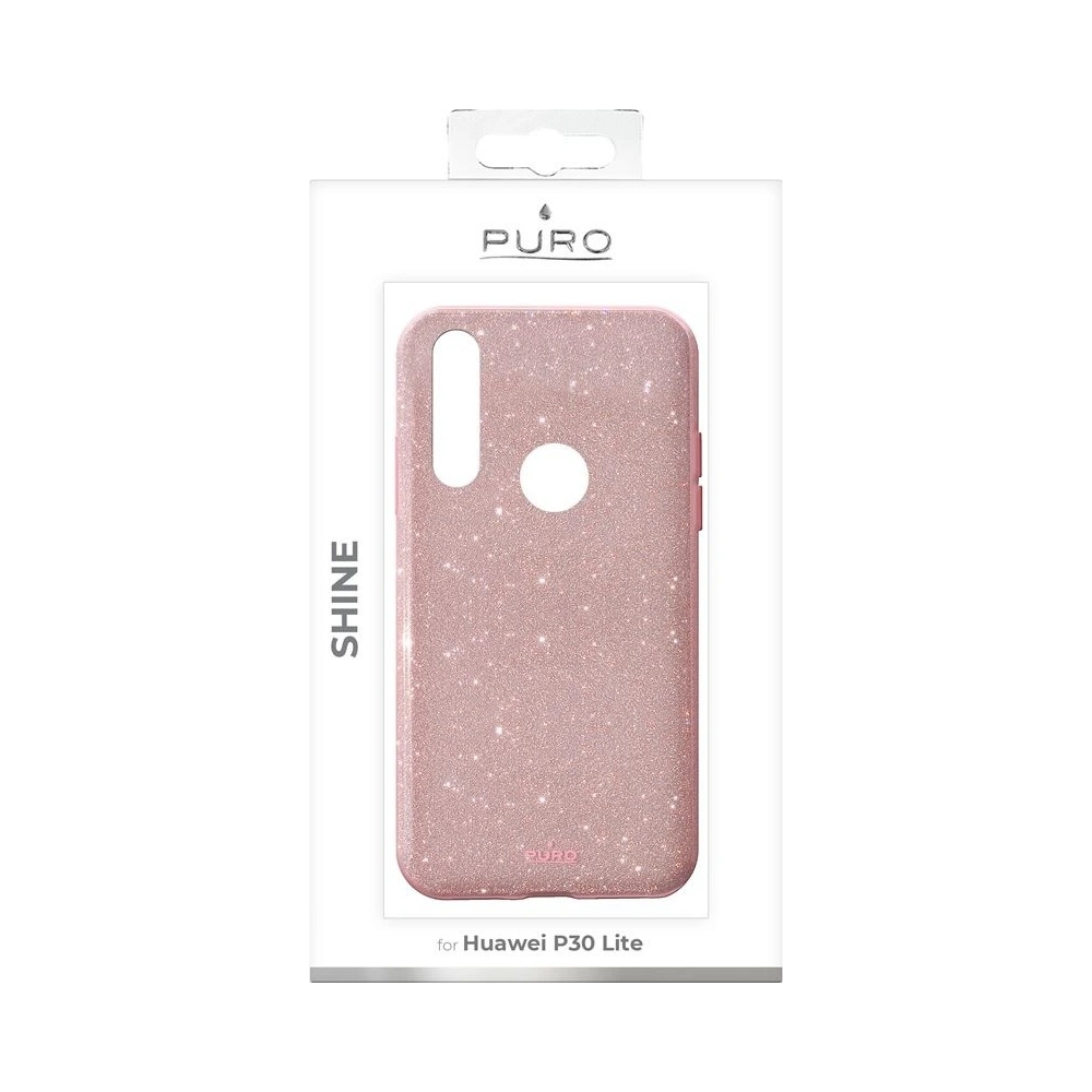 Hurtownia GSM - Etui PURO Glitter Shine Cover Huawei P30 Lite (Růžové zlato) - PUR056RS - {ean13} - Hurt