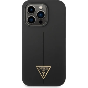 [CR] Etui Guess GUHCP14XSLTGK Apple iPhone 14 Pro Max czarny/black hardcase Silicone Triangle