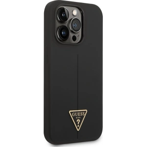 [CR] Etui Guess GUHCP14XSLTGK Apple iPhone 14 Pro Max czarny/black hardcase Silicone Triangle