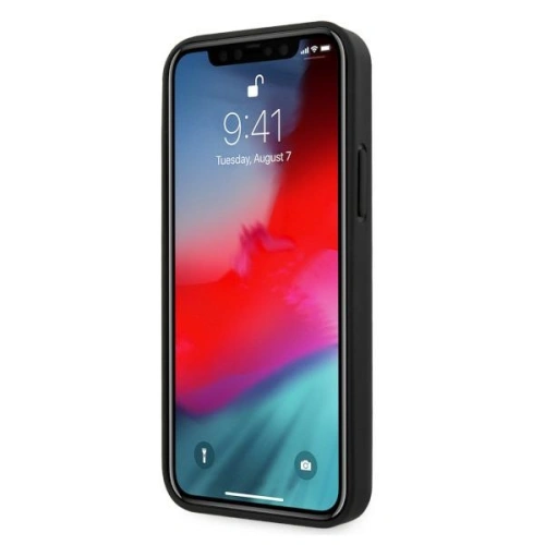 [CR] Etui BMW BMHCP12MRSWPK Apple iPhone 12/12 Pro czarny/black hardcase Leather Perforate