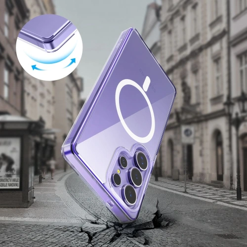 [CR] Etui Tech-Protect Flexair Hybrid MagSafe Samsung Galaxy S25 Ultra Clear