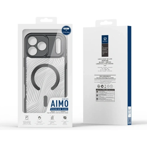 Etui Dux Ducis AIMO Mag do Apple iPhone 17 Pro Max MagSafe czarne