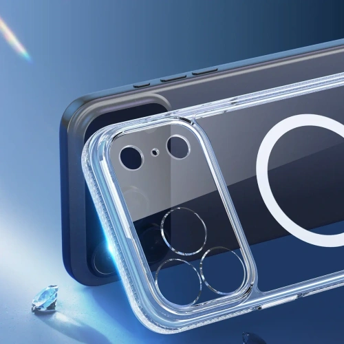 Etui Dux Ducis Clin Mag do Apple iPhone 17 Pro MagSafe przezroczyste