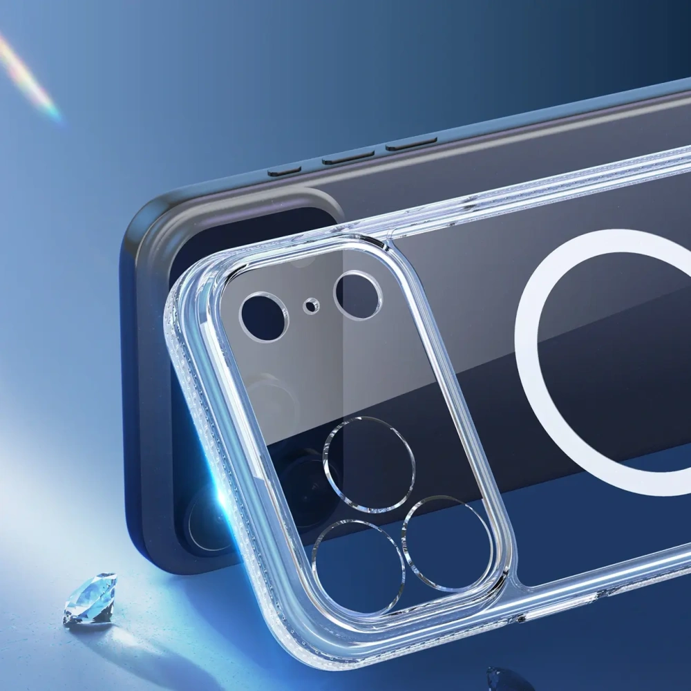 Etui Dux Ducis Clin Mag do Apple iPhone 17 Pro MagSafe przezroczyste