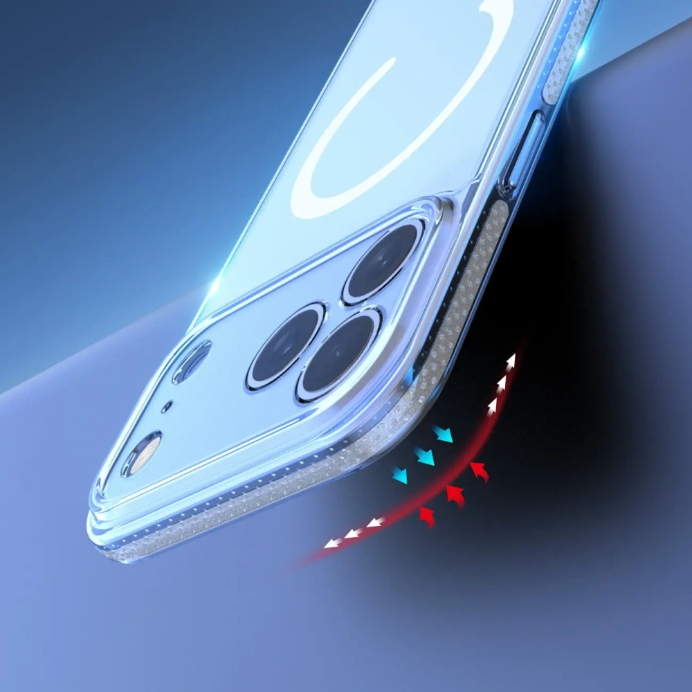 Etui Dux Ducis Clin Mag do Apple iPhone 17 Pro MagSafe przezroczyste