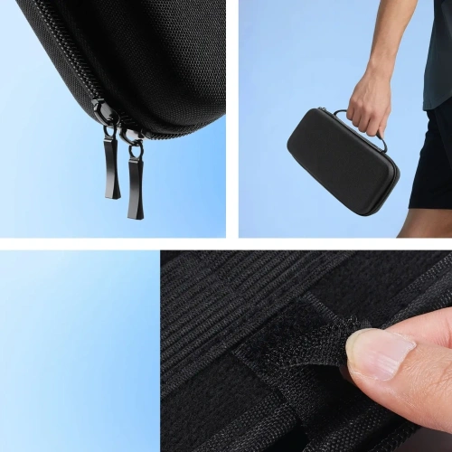 Etui Dux Ducis do Nintendo Switch 2 z rączką i przegródkami na gry czarny