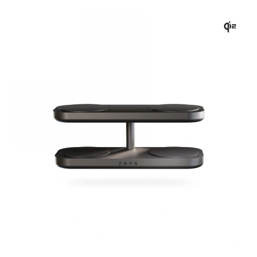Ładowarka bezprzewodowa ZENS Quattro Wireless Charger Pro 4 Qi2 do czterech urządzeń (4x15W) kompatybilna z MagSafe (bla