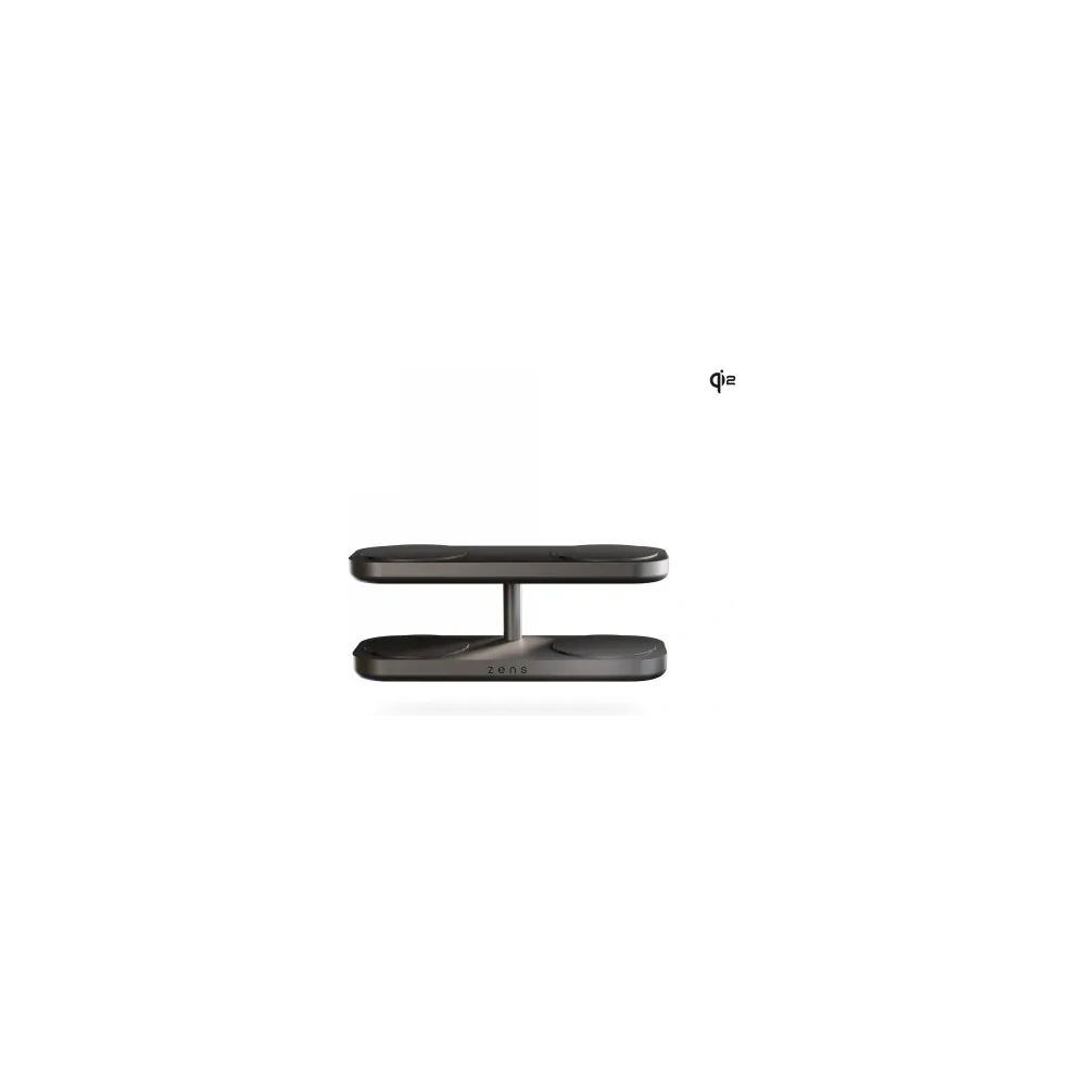 Ładowarka bezprzewodowa ZENS Quattro Wireless Charger Pro 4 Qi2 do czterech urządzeń (4x15W) kompatybilna z MagSafe (bla