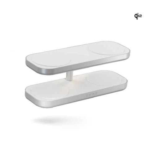 Ładowarka bezprzewodowa ZENS Quattro Wireless Charger Pro 4 Qi2 do czterech urządzeń (4x15W) kompatybilna z MagSafe (whi
