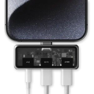 Adapter mobilny Satechi Mobile XR Hub with Audio, USB-C / USB-C PD 100W, USB-C DP 1.4 4K@60Hz, Jack 3.5mm szary