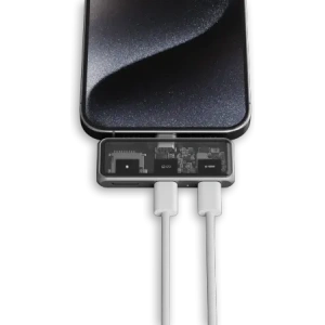 Adapter mobilny Satechi Mobile XR Hub, USB-C / USB-C PD 100W, USB-C DP 1.4 4K@60Hz, czytnik kart microSD szary