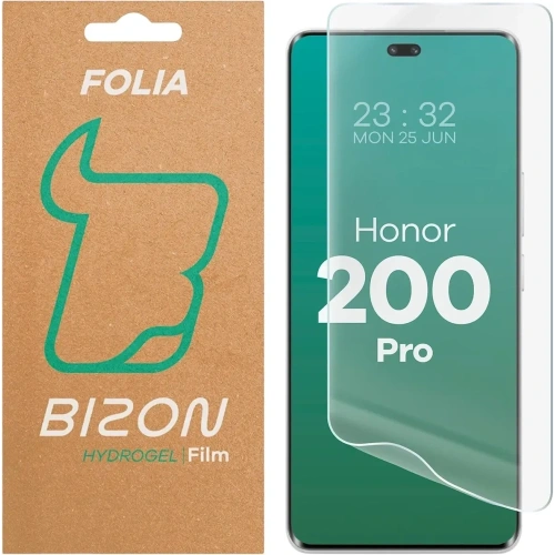 Folia hydrożelowa na ekran Bizon Glass Hydrogel Front do Honor 200 Pro