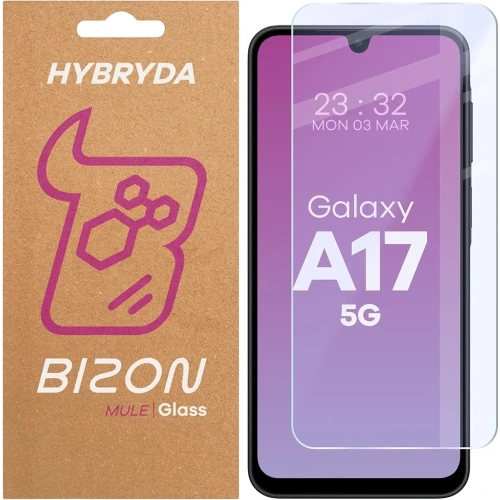 Elastyczne szkło hybrydowe Bizon Glass Mule do Samsung Galaxy A17 5G