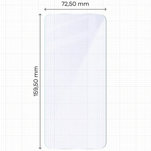 Elastyczne szkło hybrydowe Bizon Glass Mule do Samsung Galaxy A17 5G