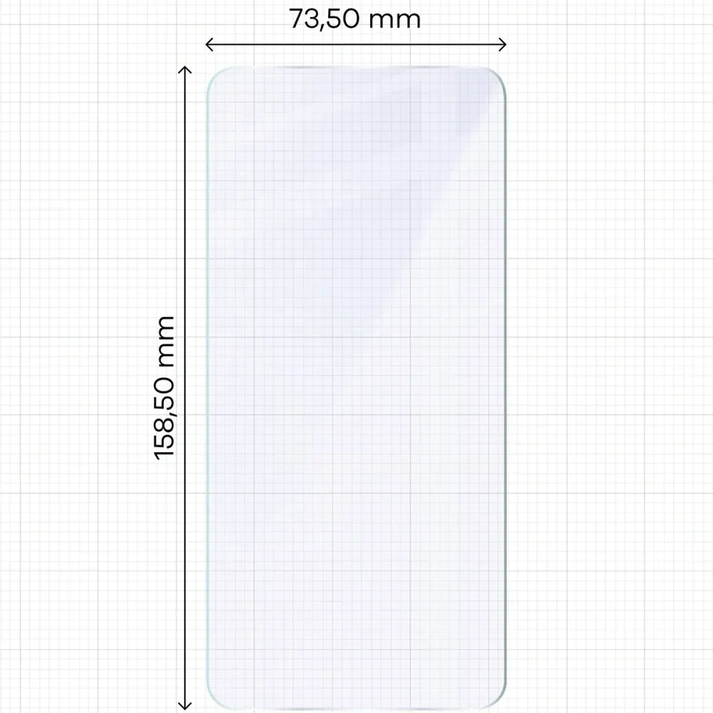 Elastyczne szkło hybrydowe Bizon Glass Mule do Samsung Galaxy S25 FE