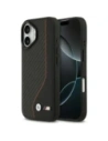 Etui BMW M Carbon Line & Logo MagSafe do Apple iPhone 17 czerwony
