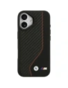 Etui BMW M Carbon Line & Logo MagSafe do Apple iPhone 17 czerwony