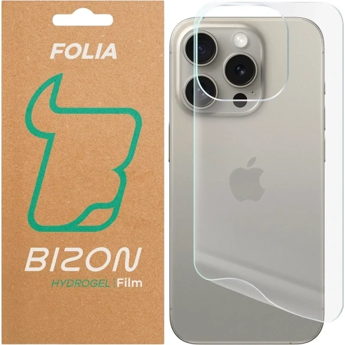 Folia hydrożelowa na tył Bizon Glass Hydrogel do Apple iPhone 15 Pro