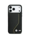 Etui BMW M Carbon Line & Logo MagSafe do Apple iPhone 17 Pro Max żółty