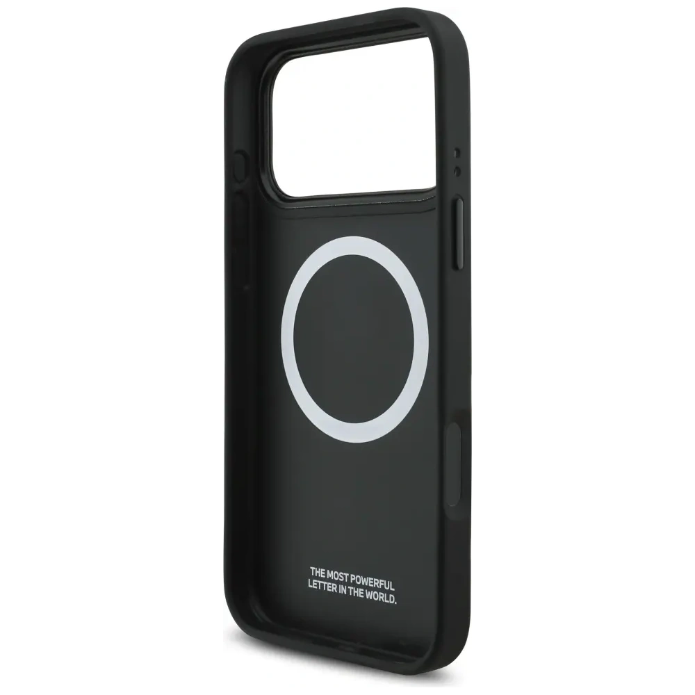 Etui BMW M Carbon Line & Logo MagSafe do Apple iPhone 17 Pro Max żółty