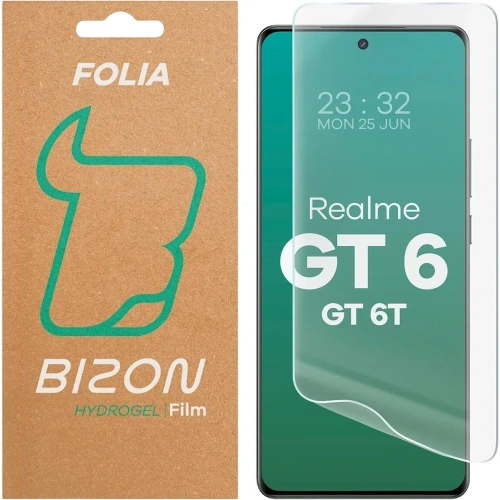 Folia hydrożelowa na ekran Bizon Glass Hydrogel Front do Realme GT 6 / 6T