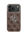 Etui Guess 4G Big 4G Classic Logo do Apple iPhone 17 brązowy srebrny