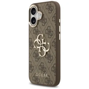 Etui Guess 4G Big 4G Classic Logo do Apple iPhone 17 brązowy złoty