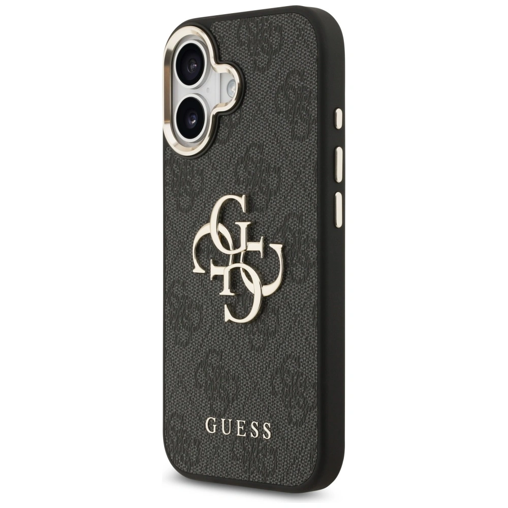 Kryt Guess 4G Big 4G Classic Logo Apple iPhone 17 black gold