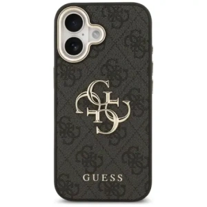 Etui Guess 4G Big 4G Classic Logo do Apple iPhone 17 czarny złoty