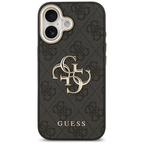 Etui Guess 4G Big 4G Classic Logo do Apple iPhone 17 czarny złoty