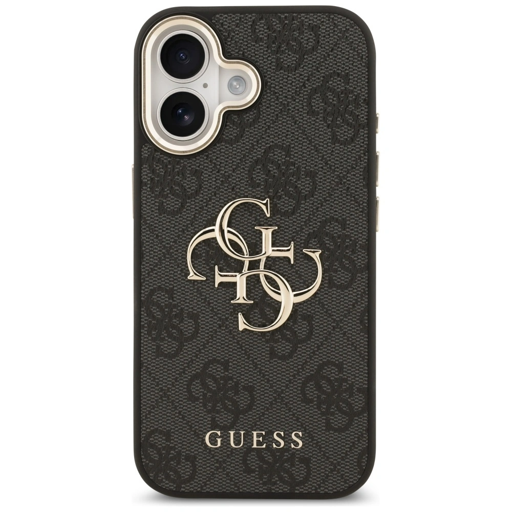 Kryt Guess 4G Big 4G Classic Logo Apple iPhone 17 black gold