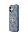 Etui Guess 4G Big 4G Classic Logo do Apple iPhone 17 niebieski złoty