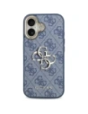 Etui Guess 4G Big 4G Classic Logo do Apple iPhone 17 niebieski złoty