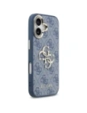 Etui Guess 4G Big 4G Classic Logo do Apple iPhone 17 niebieski złoty
