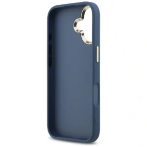 Etui Guess 4G Big 4G Classic Logo do Apple iPhone 17 niebieski złoty