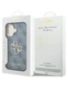 Etui Guess 4G Big 4G Classic Logo do Apple iPhone 17 niebieski złoty