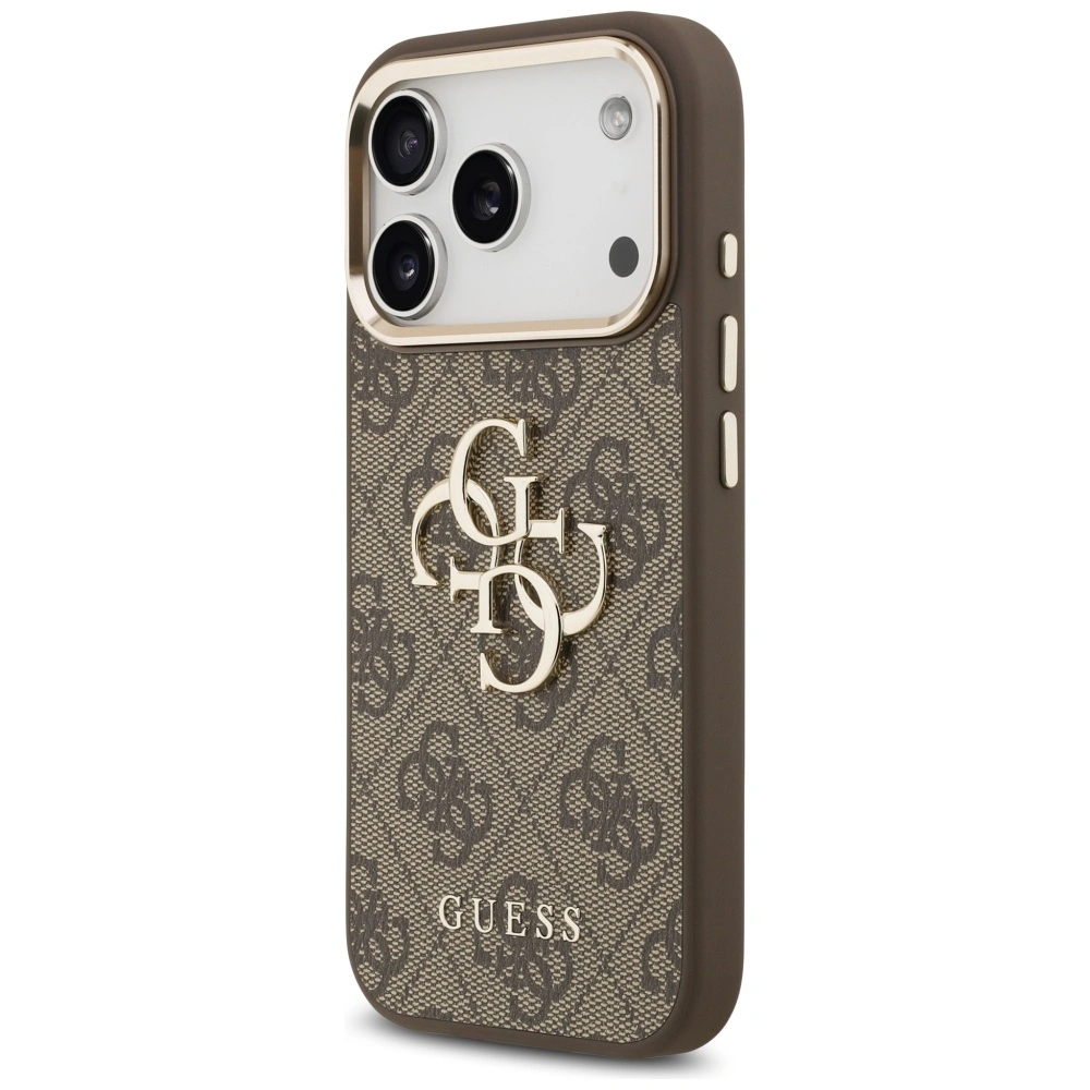 Kryt Guess 4G Big 4G Classic Logo Apple iPhone 17 Pro brown gold