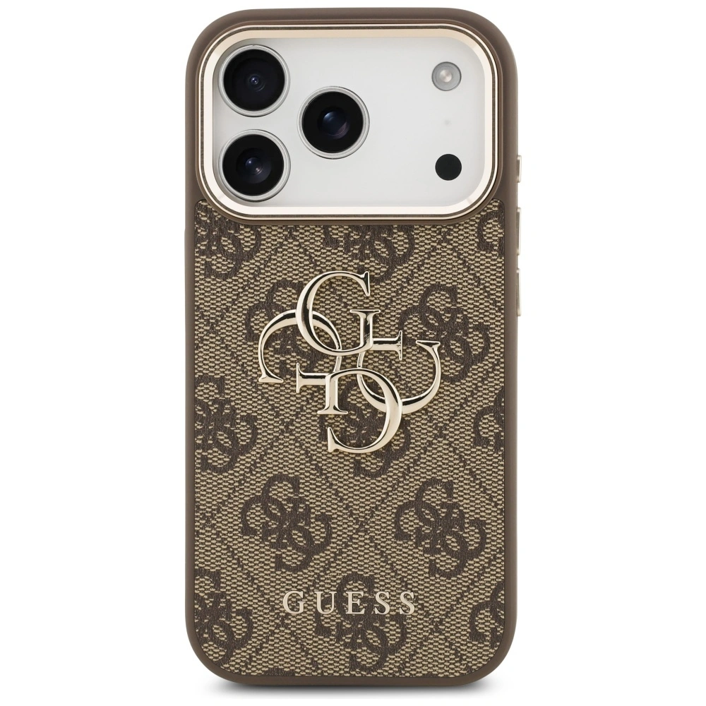 Kryt Guess 4G Big 4G Classic Logo Apple iPhone 17 Pro brown gold