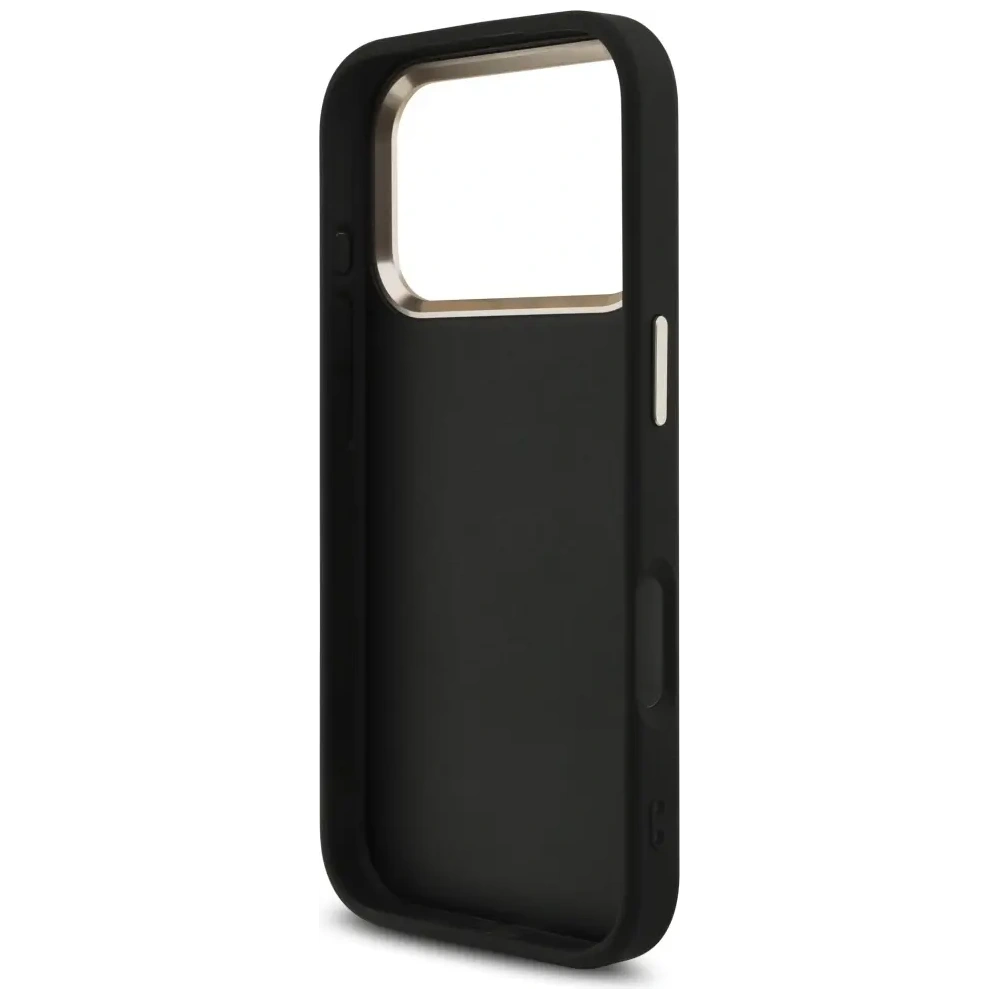 Etui Guess 4G Big 4G Classic Logo do Apple iPhone 17 Pro czarny złoty